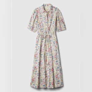 GAP Multicolor Floral Midi Dress